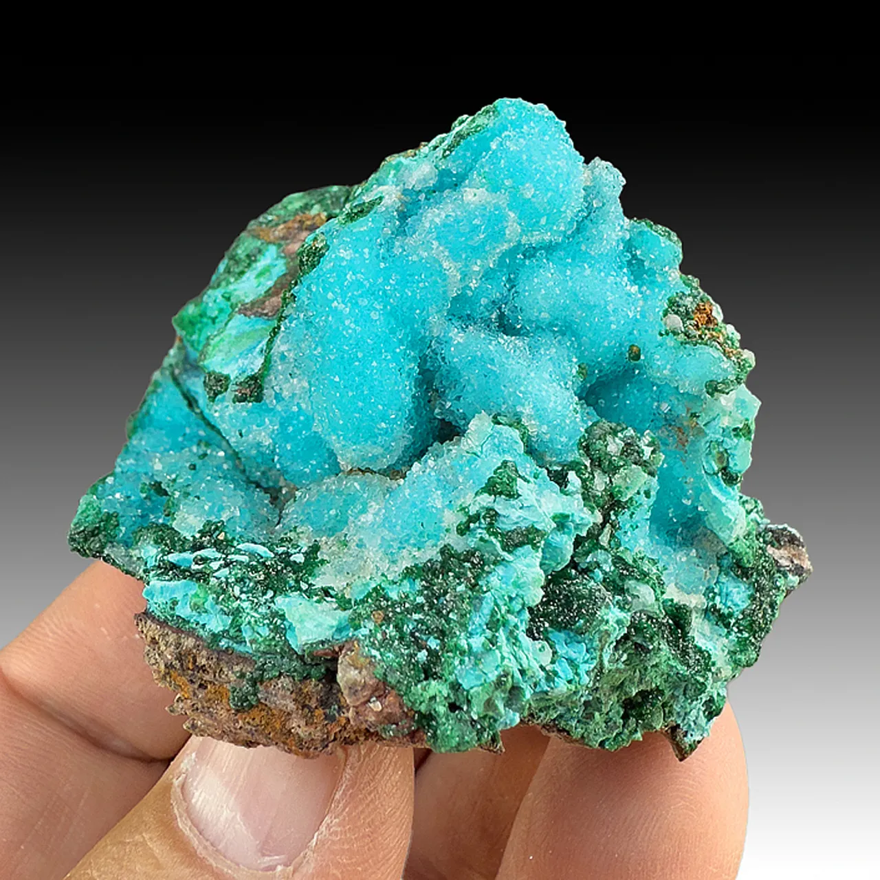 Chrysocolla with Quartz - image 1