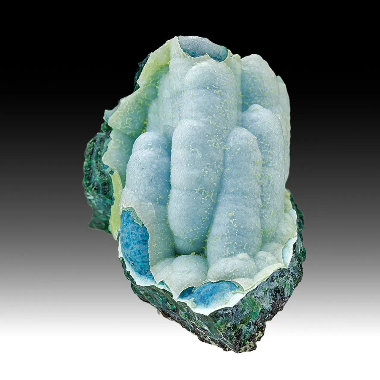 Chrysocolla with Quartz - image 1