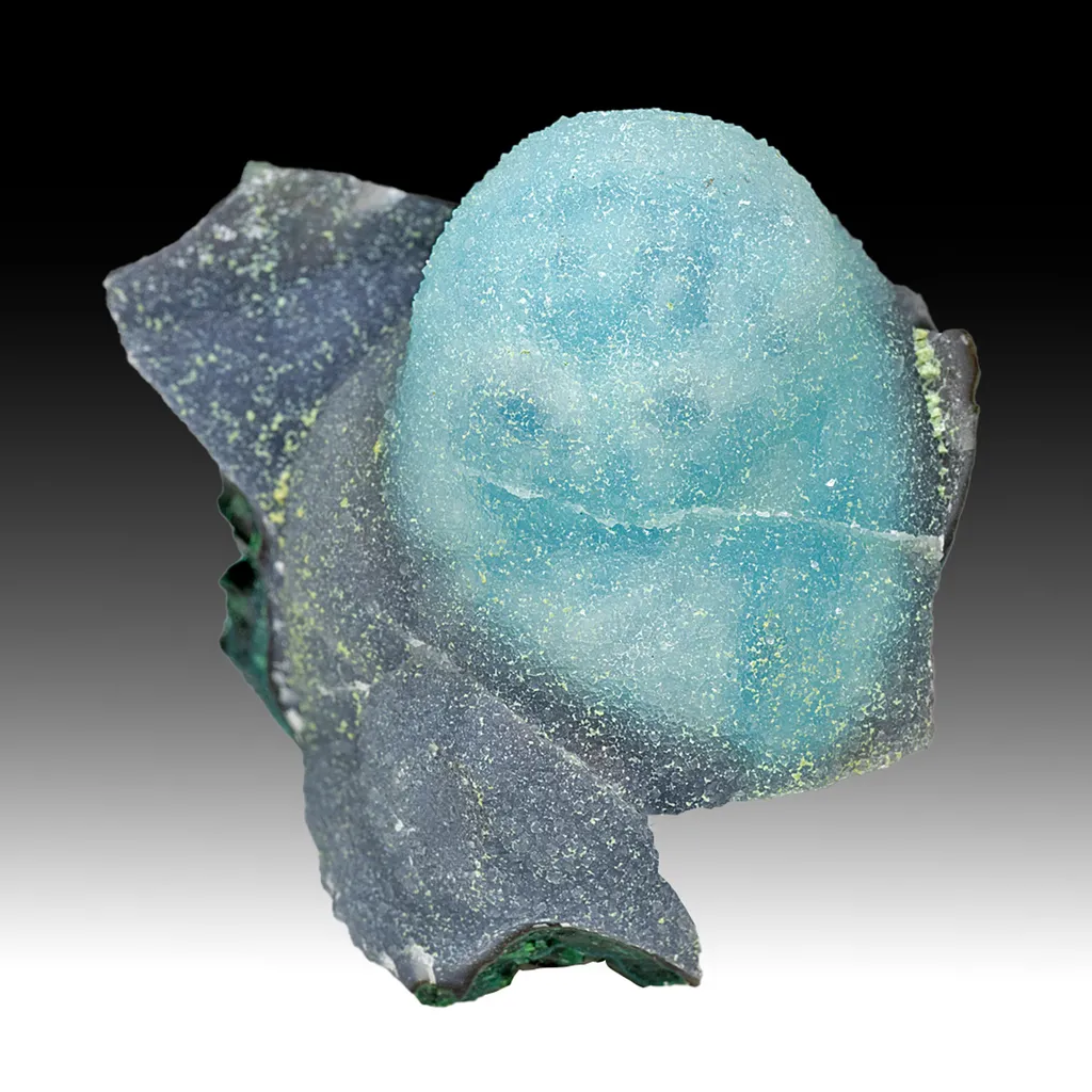 Chrysocolla with Quartz image