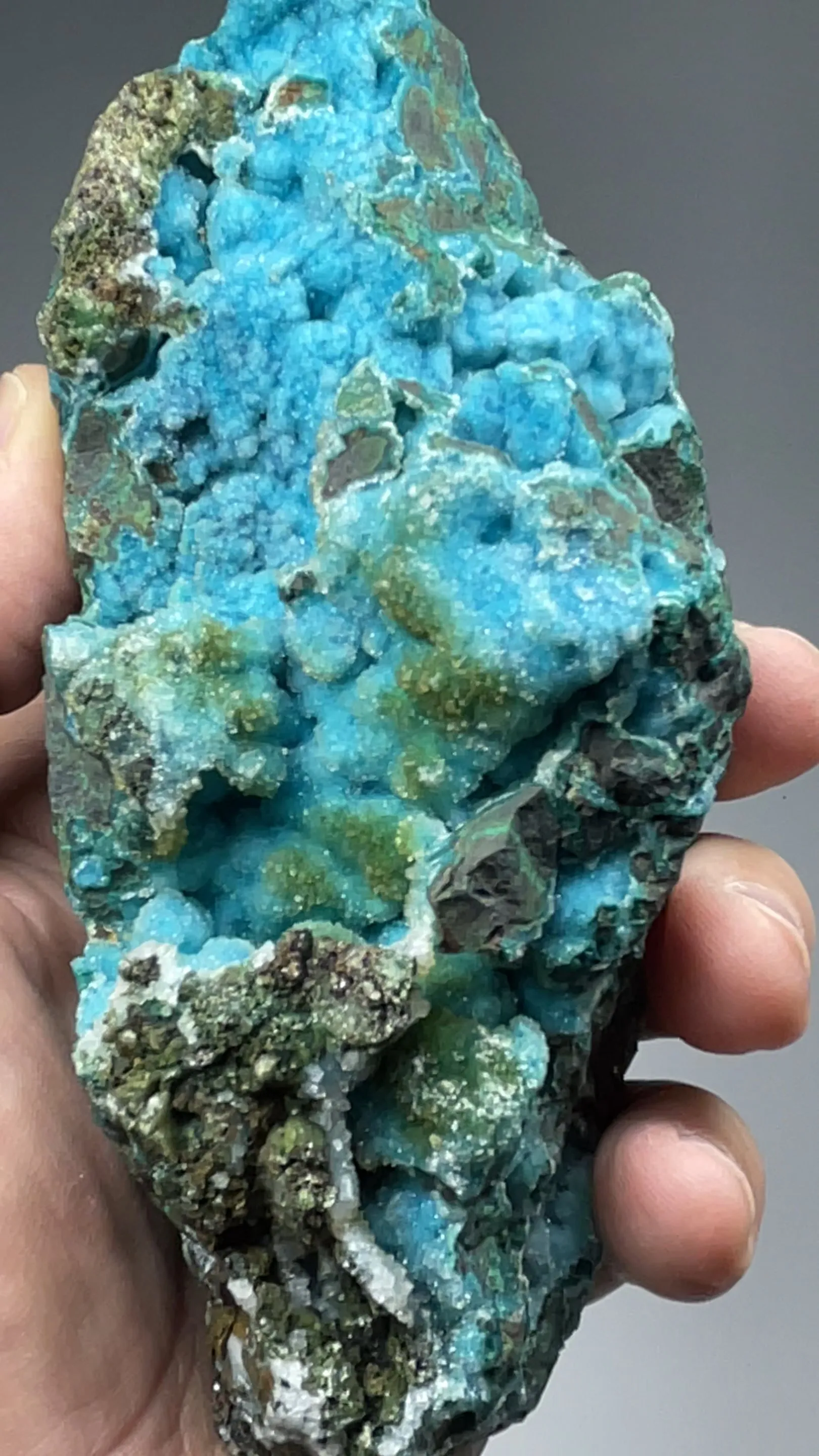 Chrysocolla with Quartz - image 2