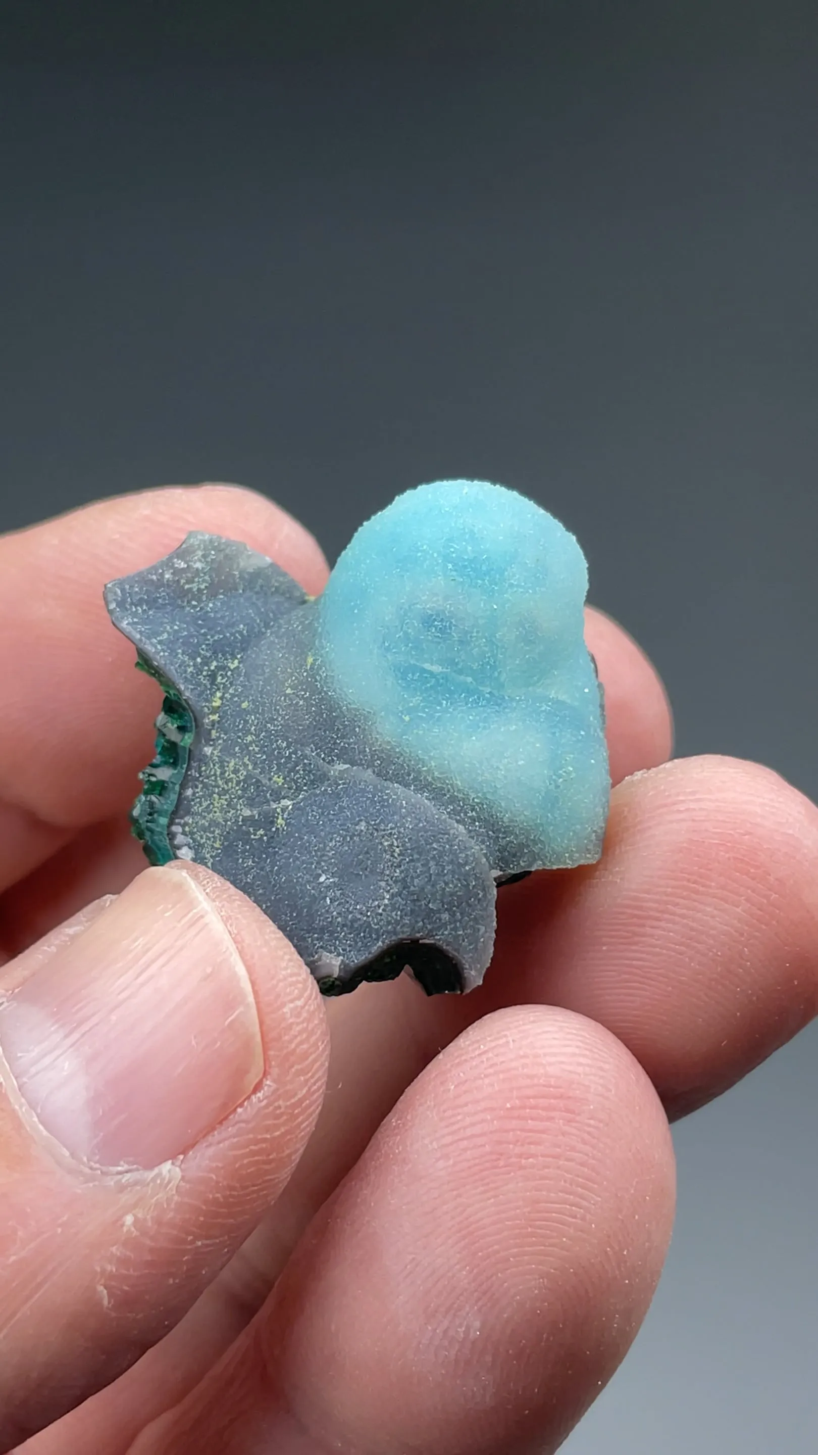 Chrysocolla with Quartz - image 2