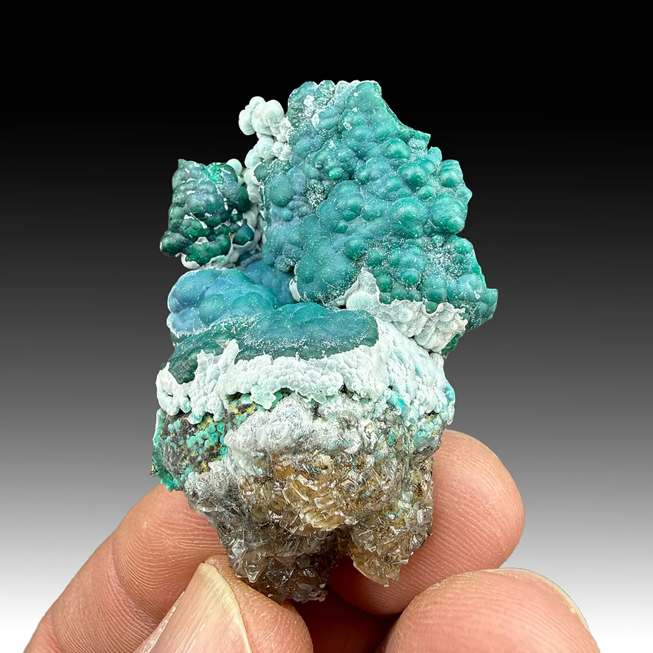 Chrysocolla with Quartz - image 1