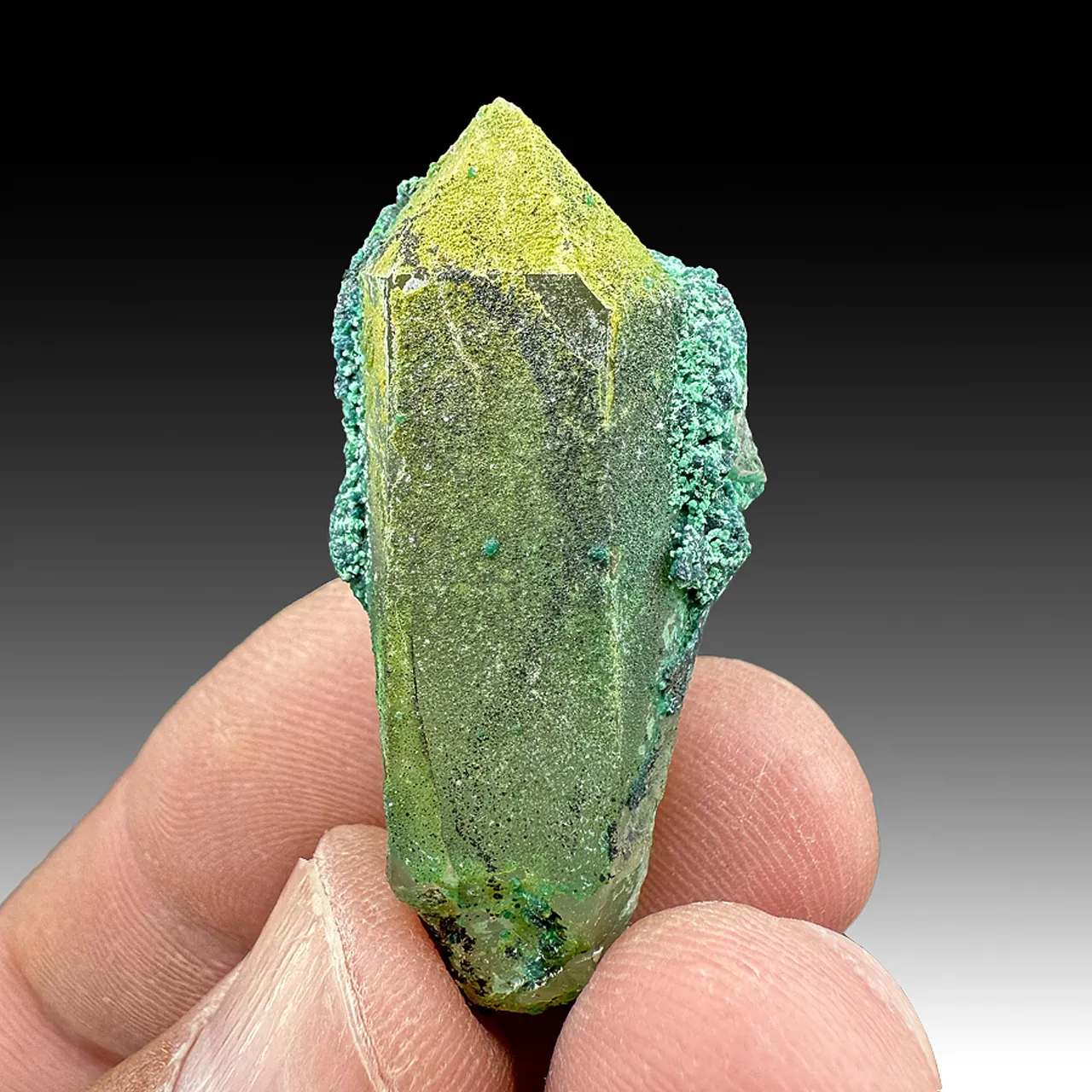 Chrysocolla with Quartz - image 1