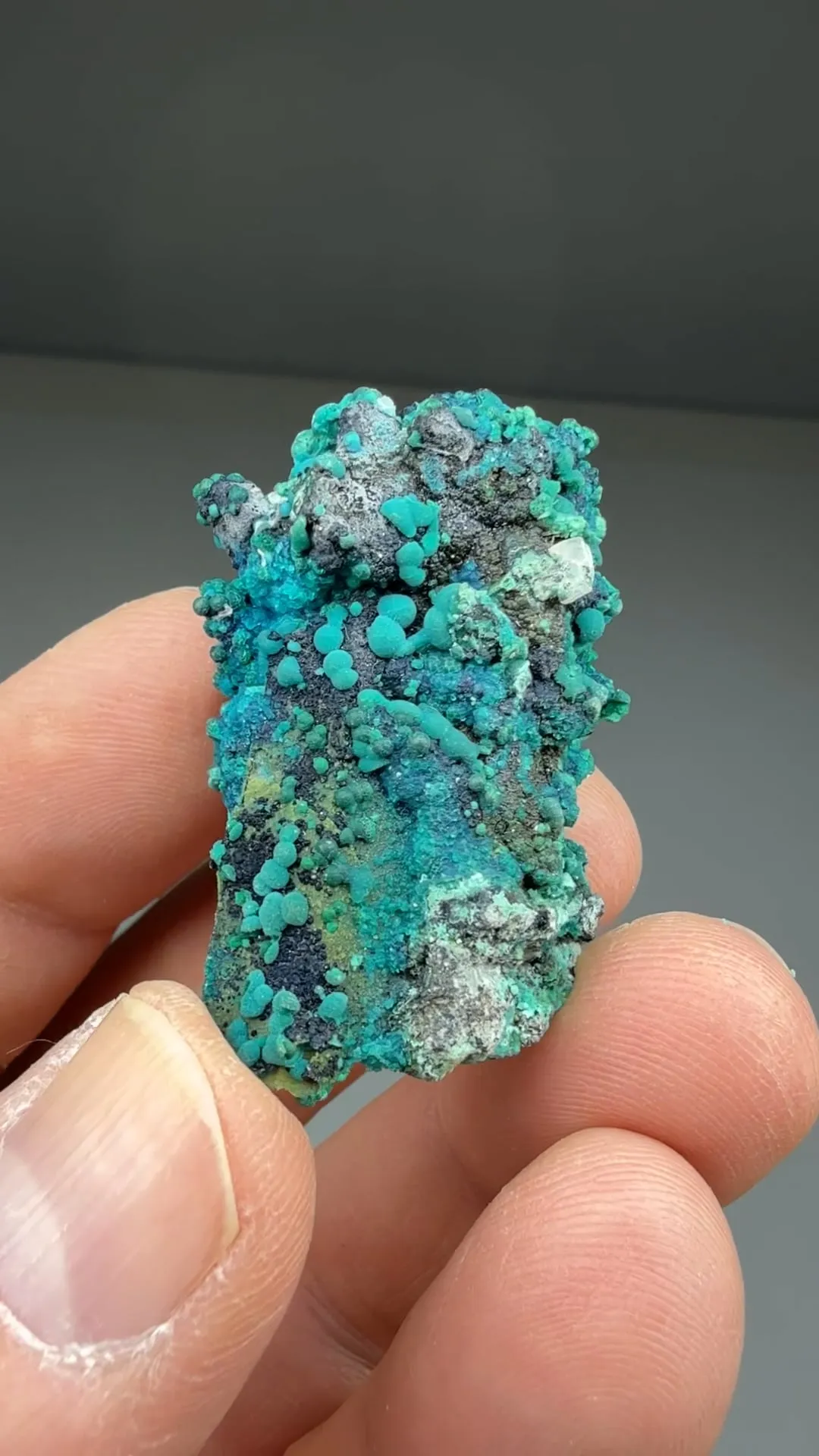 Chrysocolla with Quartz - image 2