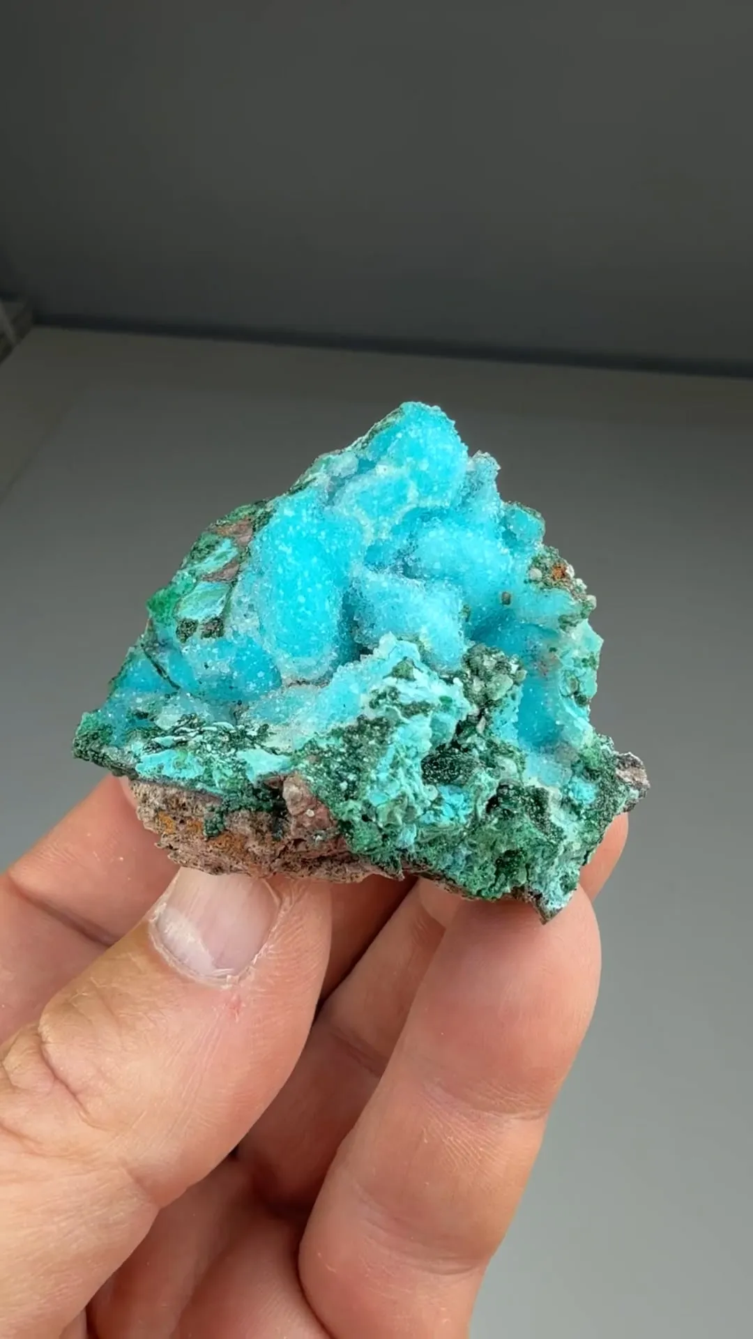 Chrysocolla with Quartz - image 2