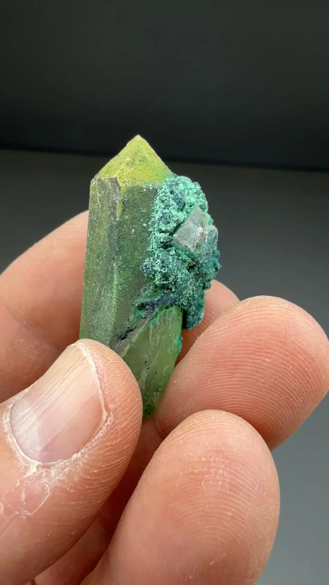 Chrysocolla with Quartz - image 2