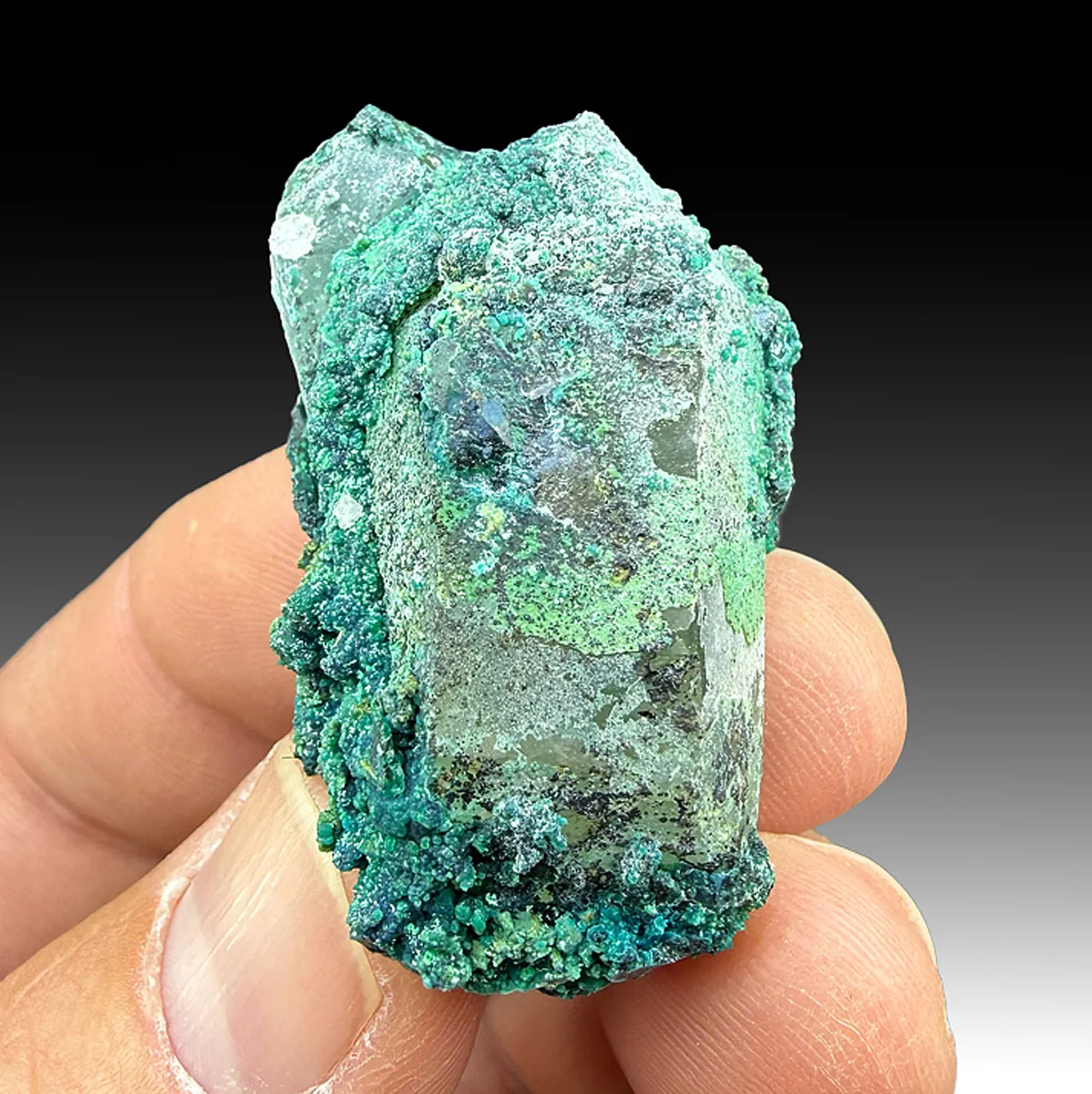 Chrysocolla with Quartz - image 1