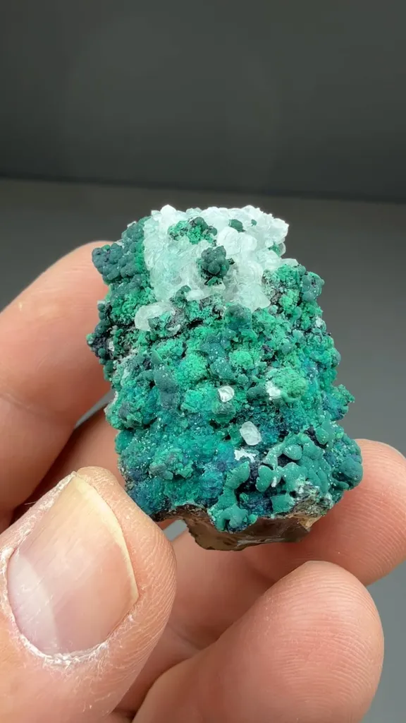 Chrysocolla with Quartz - image 2