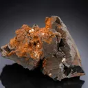 Churchite-(Y) on Goethite - image 1