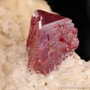 Cinnabar and Quartz on Dolomite (fl) - image 4