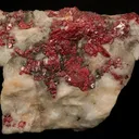 Cinnabar, Calcite - image 1