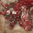 Cinnabar, Calcite - image 2