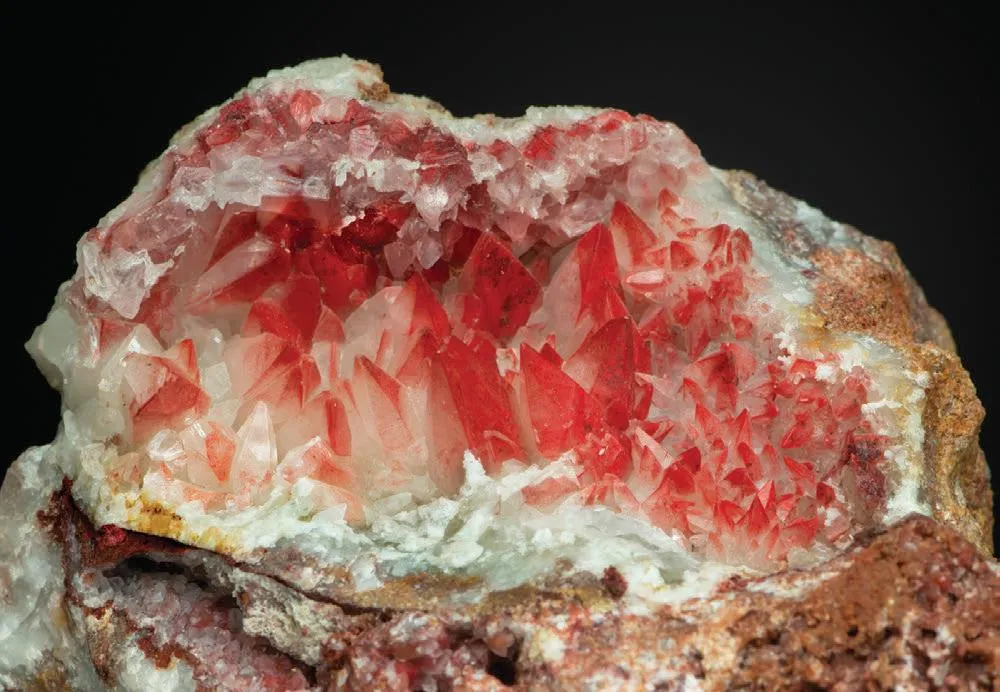 Cinnabar, Calcite, terlinguaite - image 1