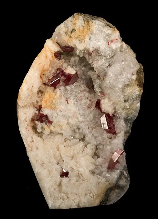 Cinnabar, Dolomite, Quartz image