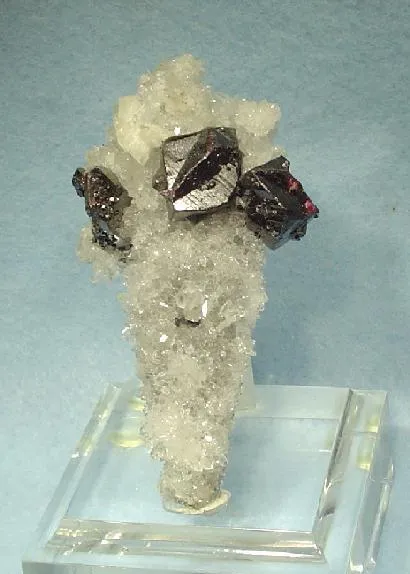Cinnabar, Dolomite, Quartz image