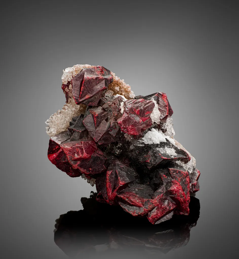 Cinnabar from Ukraine, Donetsk Oblast, Nikitovka Hg Deposit