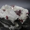 Cinnabar in Calcite Matrix - image 1