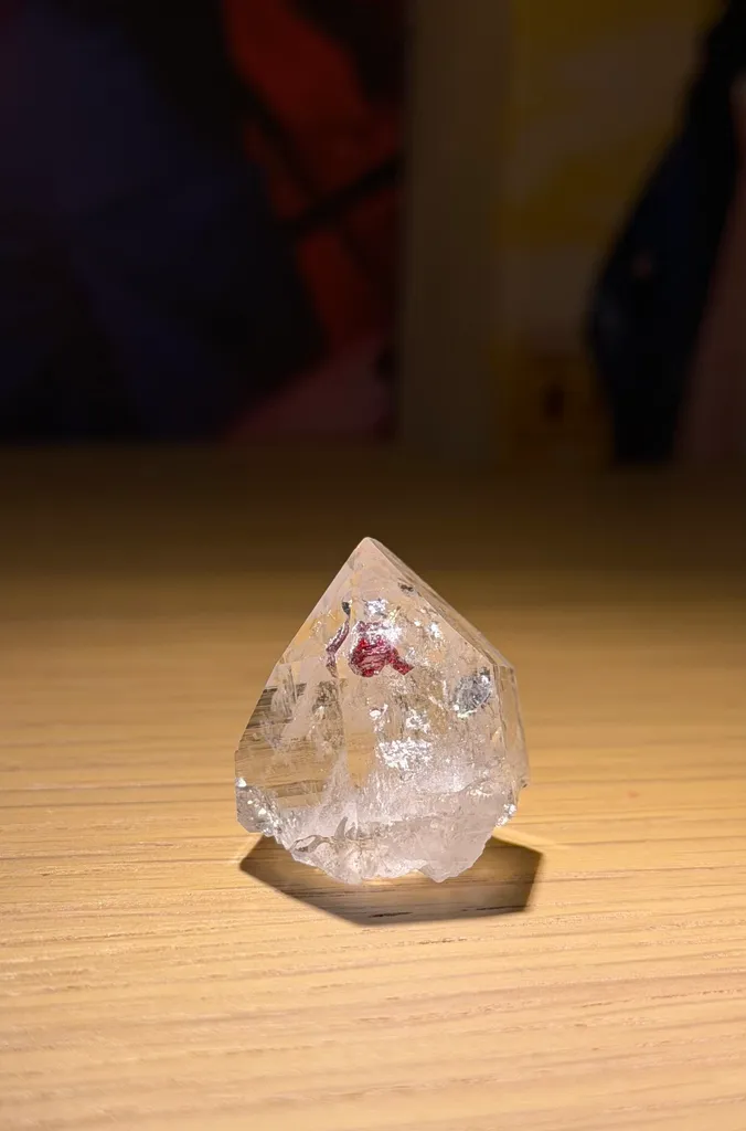 Cinnabar in Quartz image