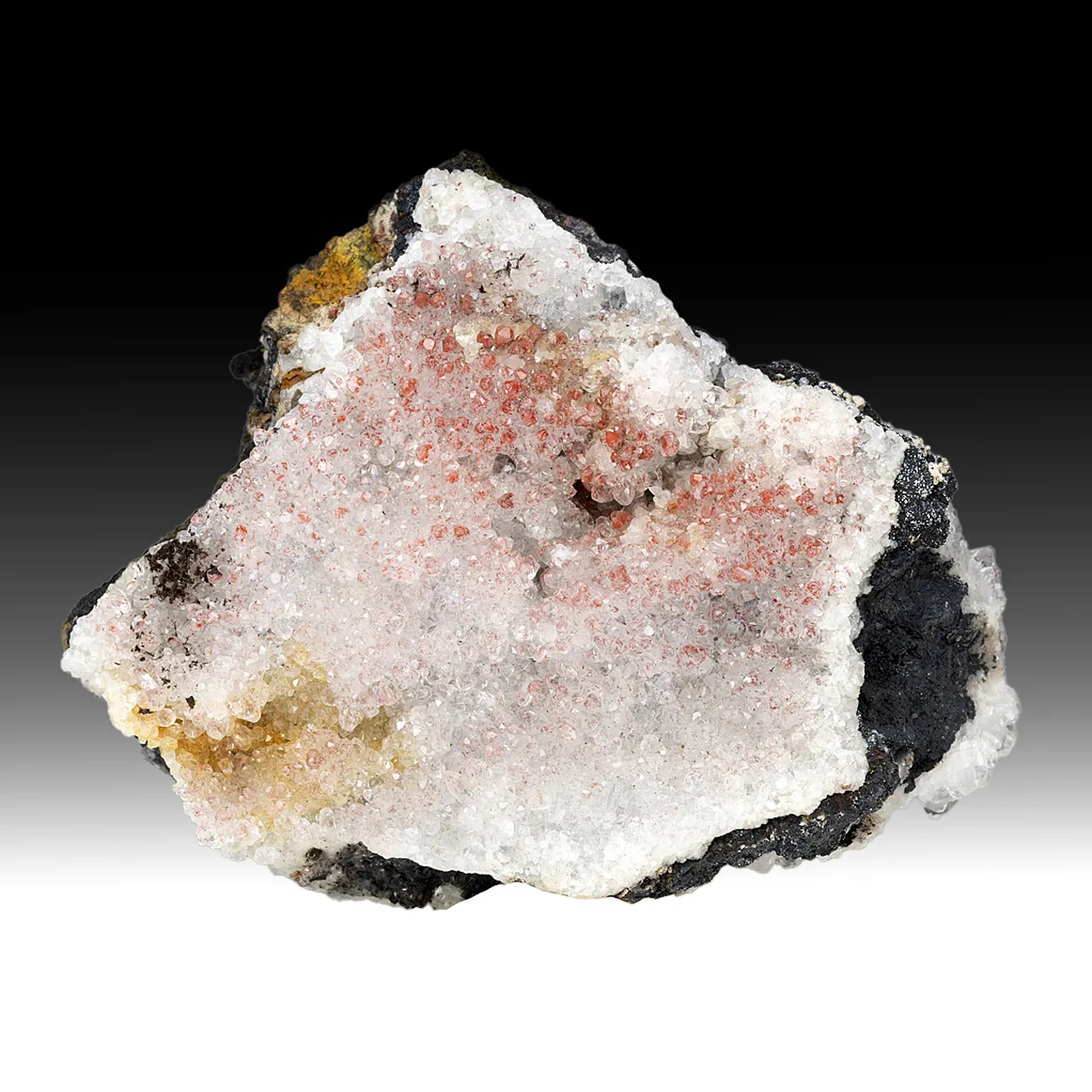 Cinnabar included within Calcite - image 1