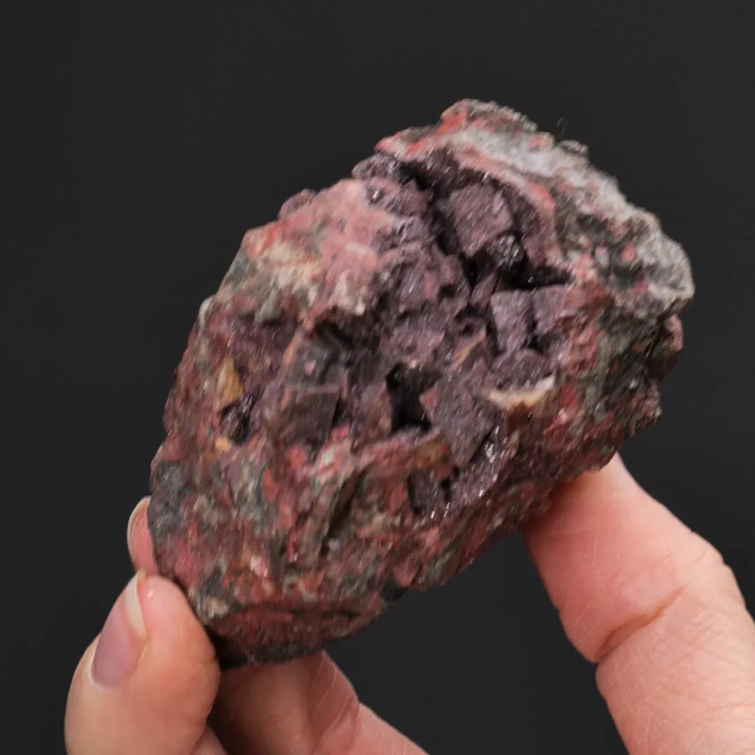 Cinnabar on Calcite - image 2