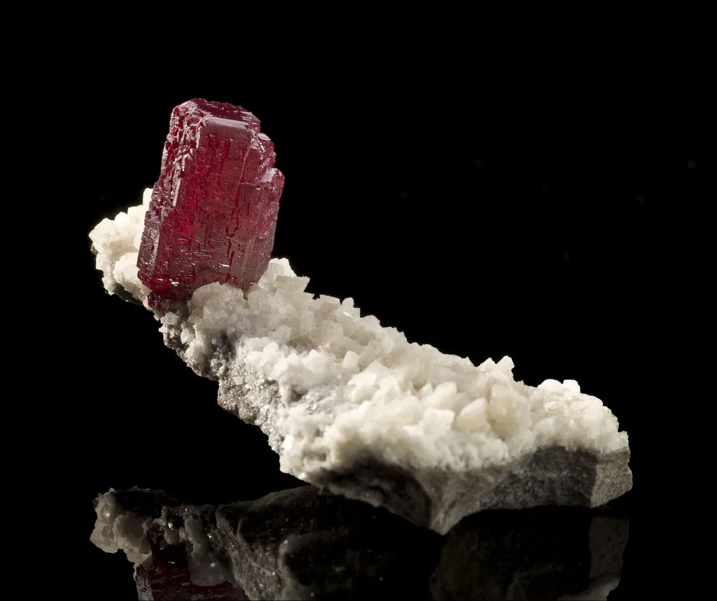 Cinnabar on Dolomite - image 3