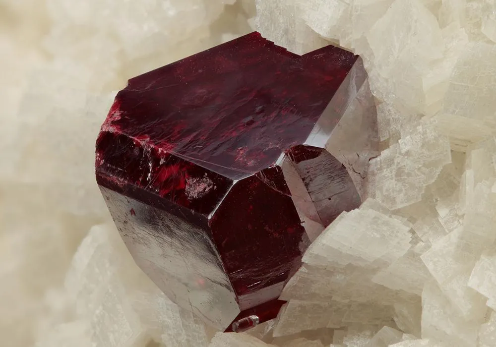 Cinnabar on Dolomite - image 1