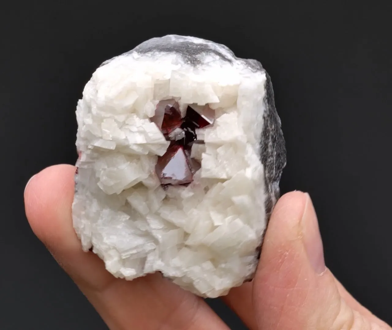 Cinnabar on Dolomite - image 2