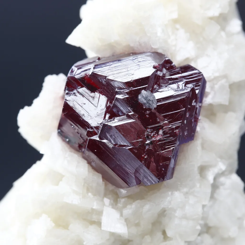 Cinnabar on Dolomite - image 2