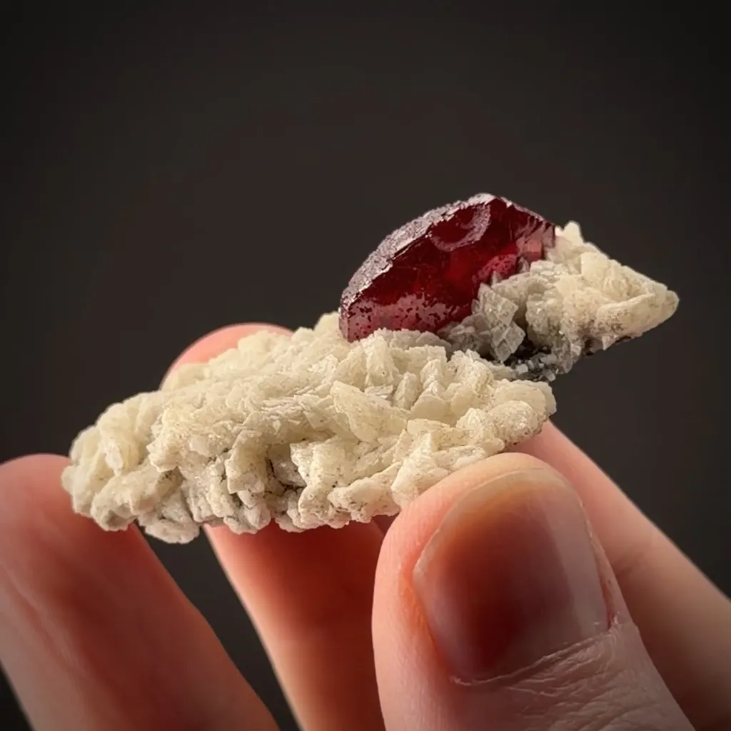 Cinnabar on Dolomite image