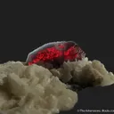 Cinnabar on Dolomite - image 3
