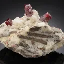 Cinnabar on Dolomite - image 1