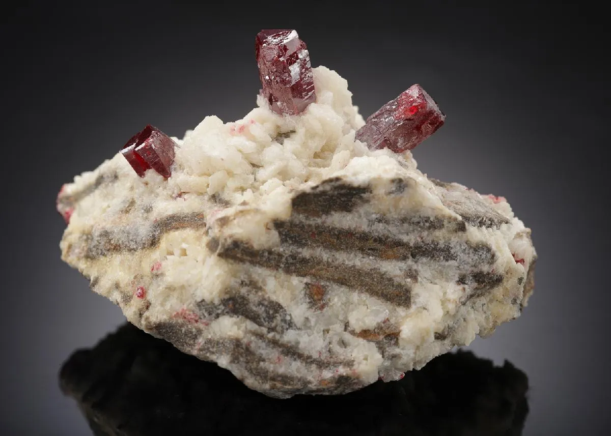 Cinnabar on Dolomite - image 1