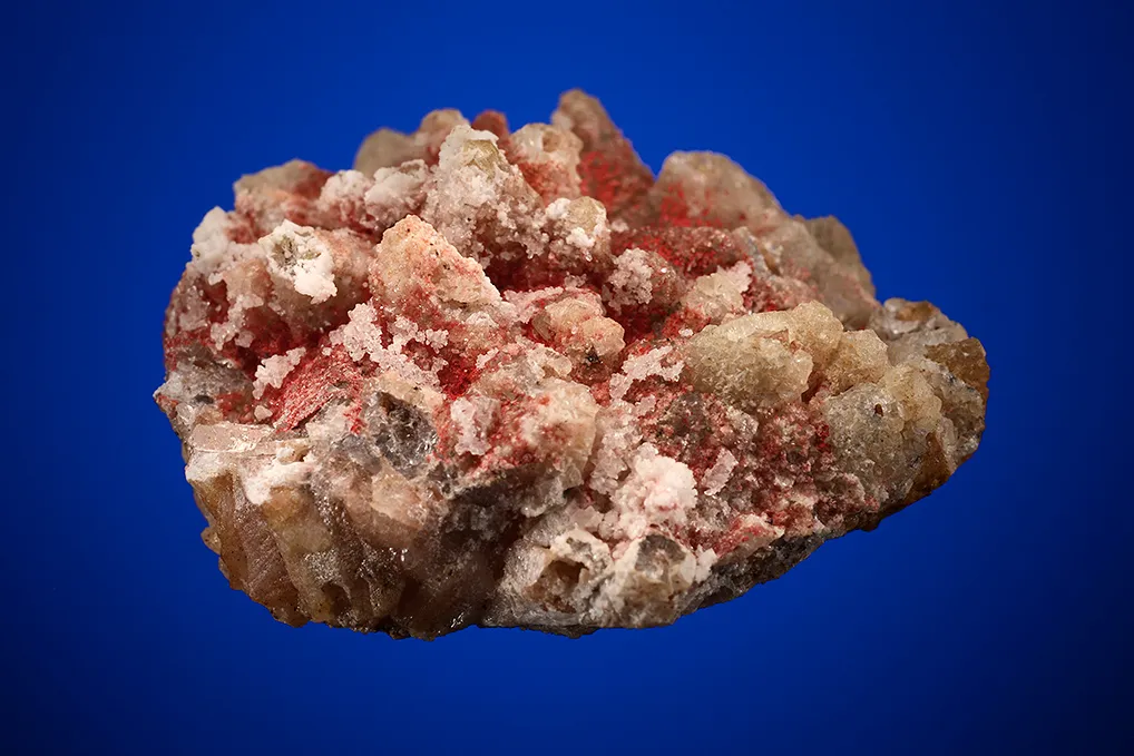 Cinnabar on Fluorite after Calcite - image 5
