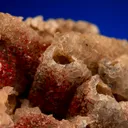Cinnabar on Fluorite after Calcite - image 2