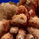 Cinnabar on Fluorite after Calcite - image 3