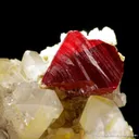 Cinnabar on Quartz - image 1