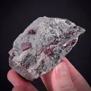 Cinnabar on Quartz - image 1