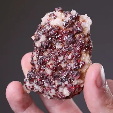 Cinnabar on Quartz