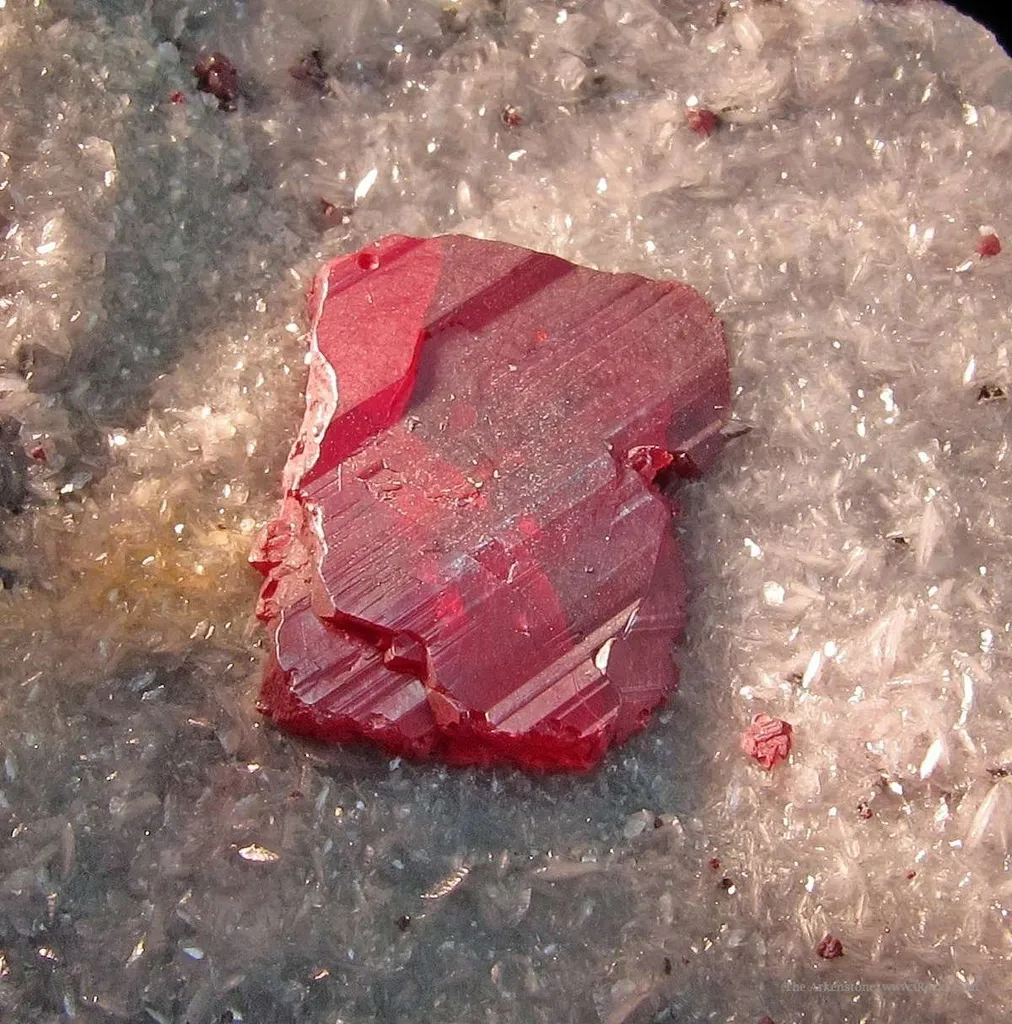Cinnabar on Quartz - image 3