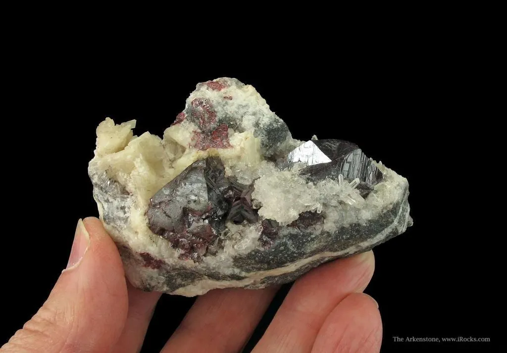 Cinnabar on Quartz and Dolomite - image 6