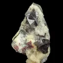 Cinnabar on Quartz and Dolomite - image 2