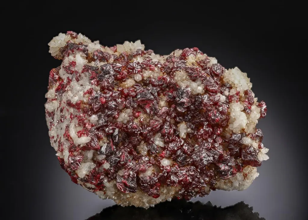 Cinnabar on Quartz image