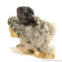 Cinnabar on Quartz, Dolomite and Calcite - image 1
