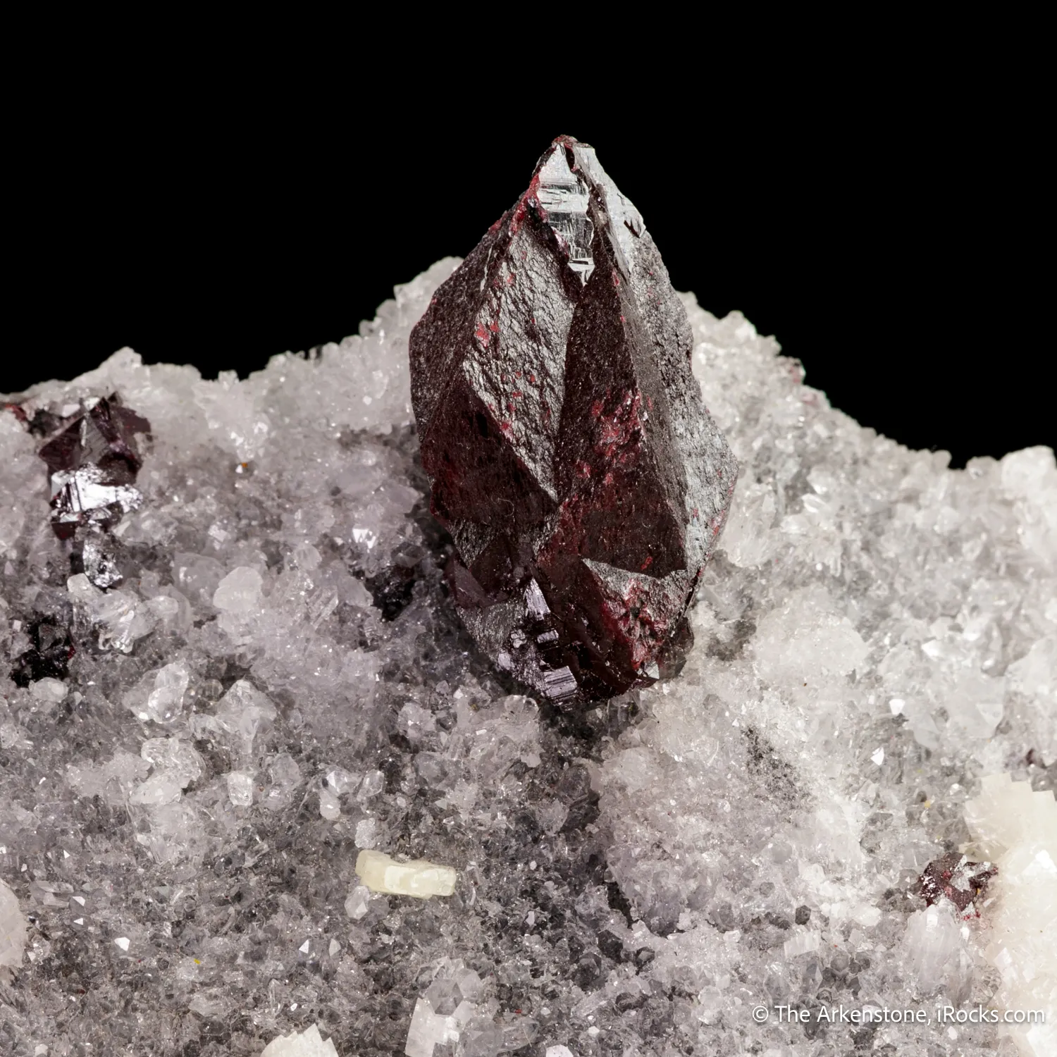 Cinnabar on Quartz with Dolomite (1990s) - image 5