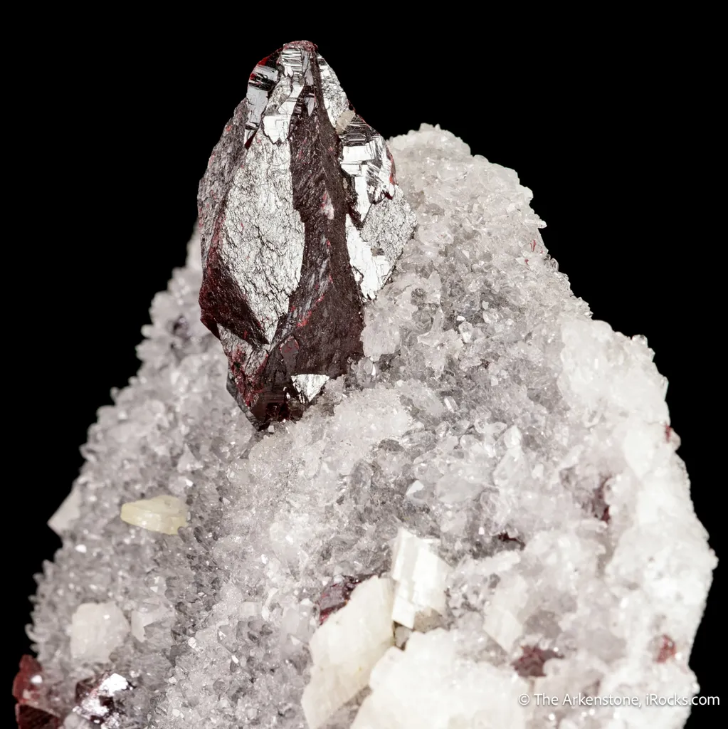 Cinnabar on Quartz with Dolomite (1990s) - image 6
