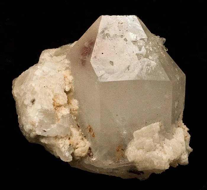 Cinnabar, Quartz image