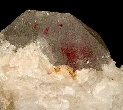 Cinnabar, Quartz - image 2