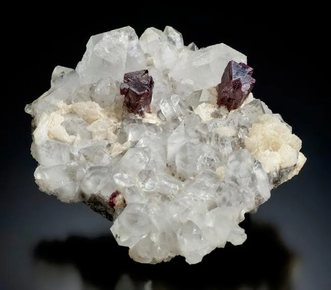Cinnabar, Quartz, Dolomite - image 1