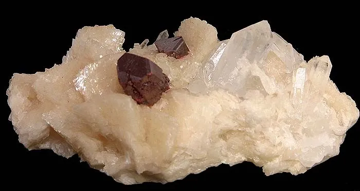 Cinnabar, Quartz, Dolomite image