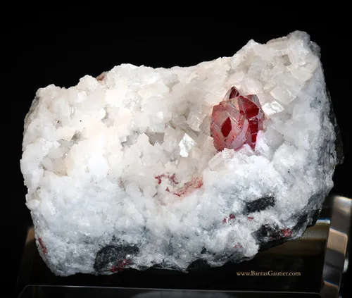 Cinnabar Twin on Dolomite - image 2
